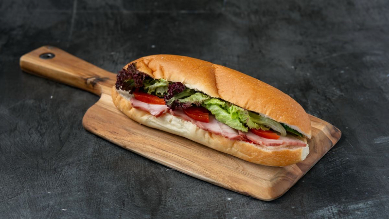 Lountza halloumi sandwich