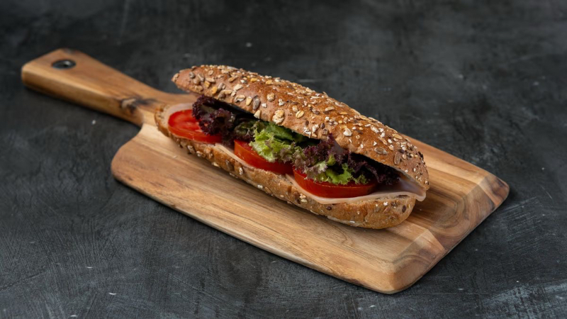 Turkey philadelphia sandwich