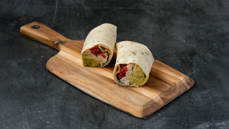 Chicken avocado wrap