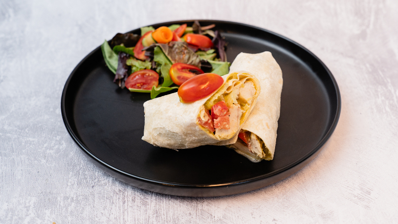 Chicken Avocado Yoghurt-mustard Wrap