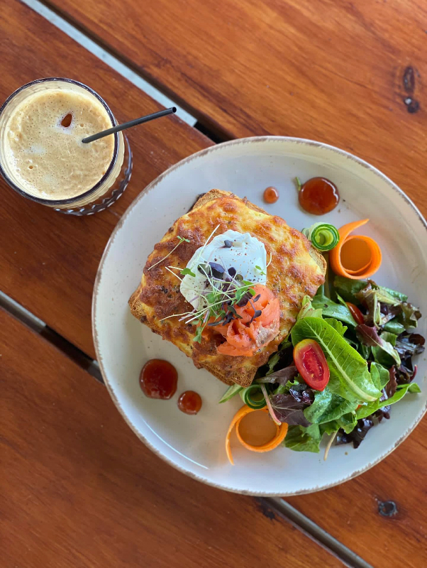 Croque Madame Salmon