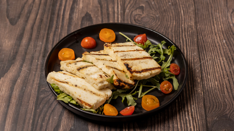 Grilled halloumi