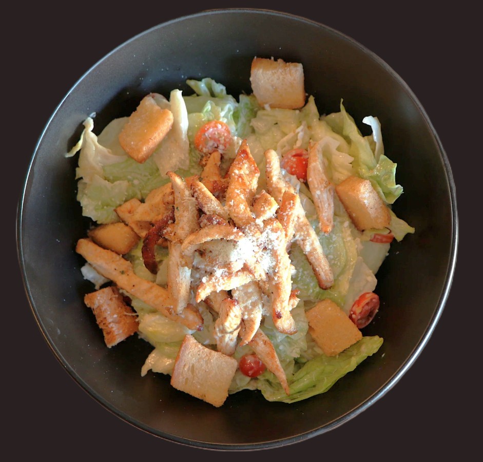 Caesar salad with chicken