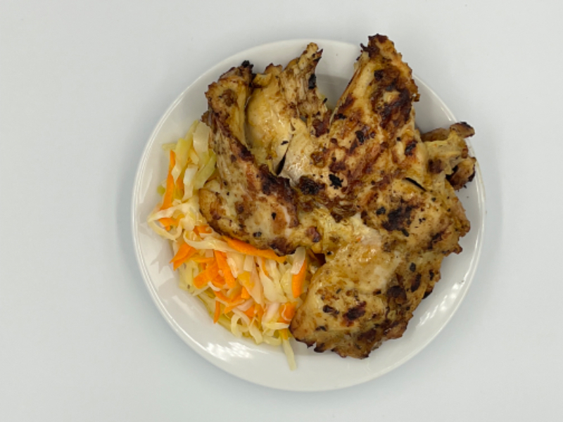 Grilled chicken leg boneless